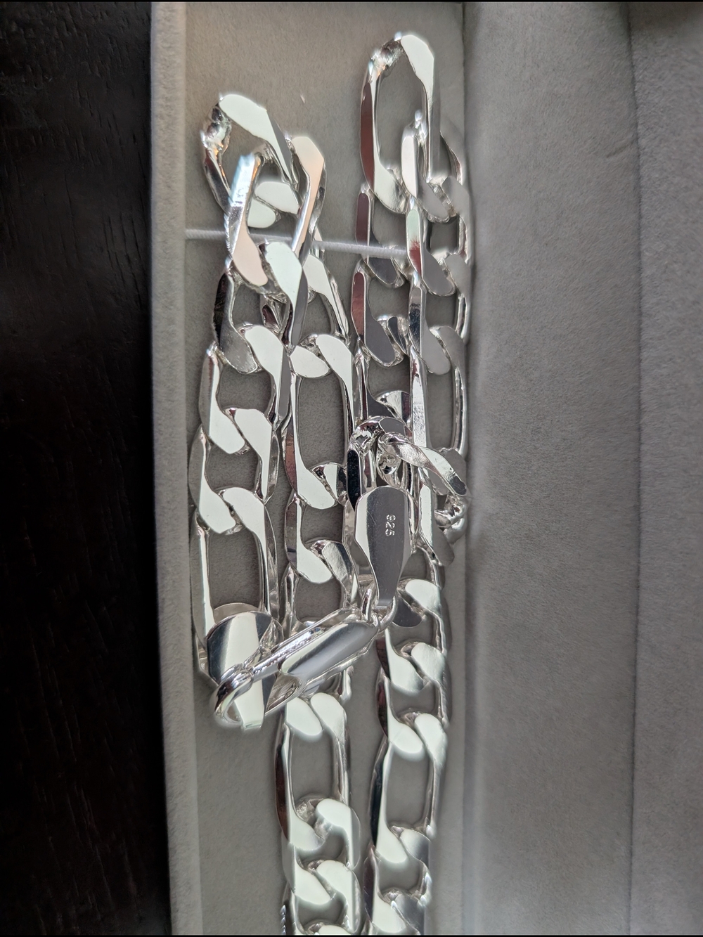 Sterling Silver S925  Chain Necklace - Silver